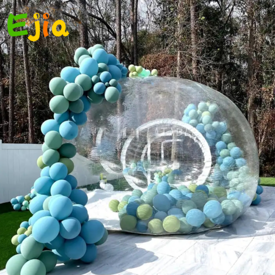 bubble tent Inflatable Dome Transparent camping tent house in The Rain Igloo house for camping 10ft 4M - Image 5