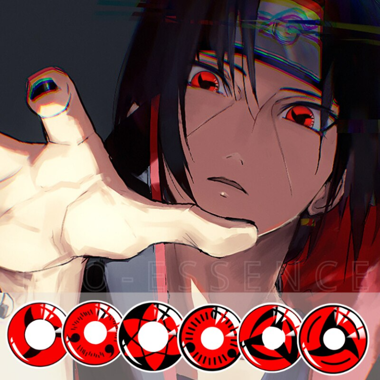 Naruto Cosplay Anime Eyes Lenses for Eyes Uchiha Sasuke Kakashi Itachi