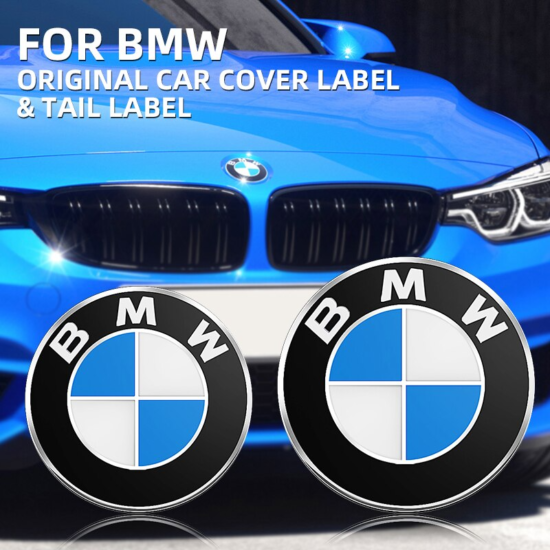 Badge Logo For BMW Front And Rear -X1-X2-X3-X4-X5-X6-X7-M2-M3-M4-M5-M6-M8-X3M-X4M-X5M-X6M-i3-i3s