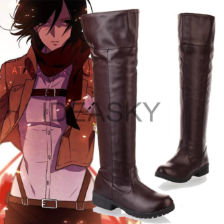 Anime Attack on Titan Shoes Shingeki no Kyojin Ackerman Levi Eren Jaeger Mikasa Scouting Corps