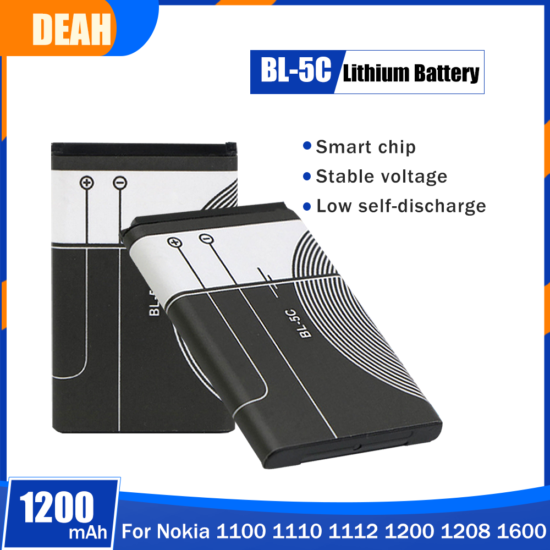 Lithium Battery For Nokia 3.7V 1200mAh Replacement