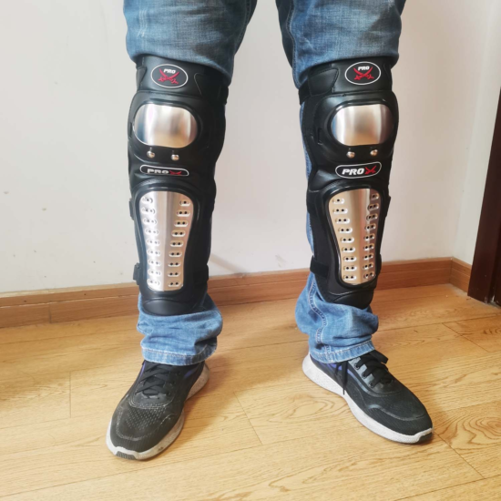Motorcycle Knee Pads Protector Snowboard Ski Roller Hockey Support MTB Kneepad Set