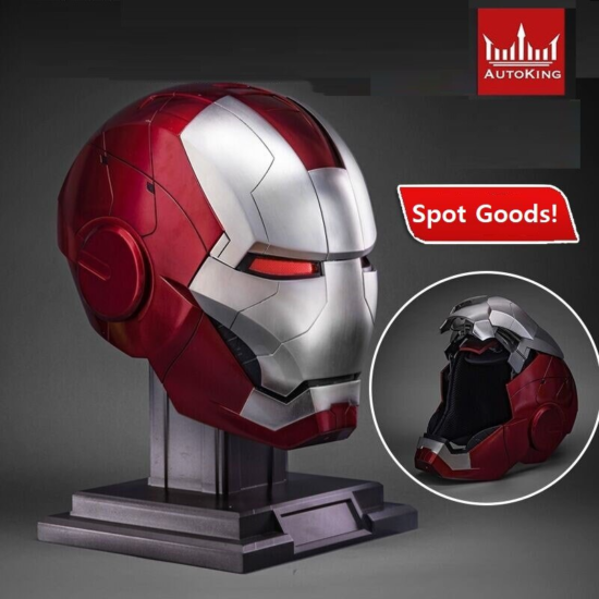 Iron Man Mk5 Helmet Electric Voice Remote Control Gift for ho loving iron man - Image 3
