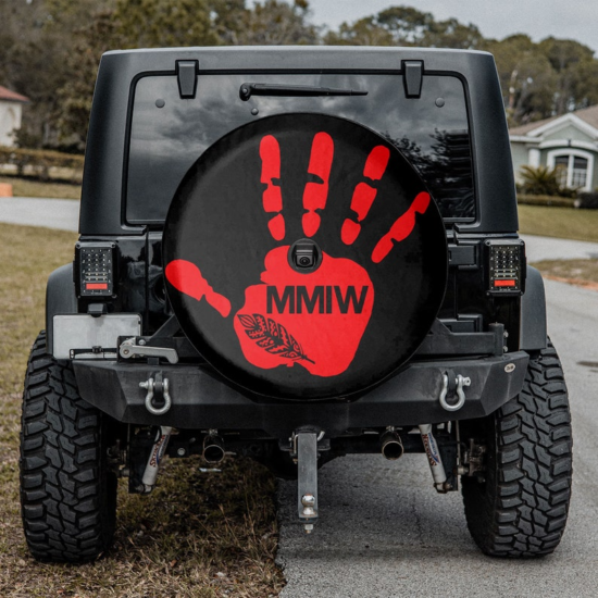 Spare Tire Cover Black 3D Wolf And more, Waterproof Dustproof for Jeep, Trailer, RV, SUV Vehicle