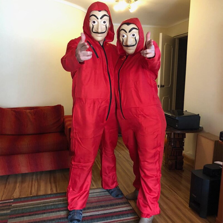 Salvador Dali La Casa De Papel Costume+Face Mask Cosplay The House of Paper Role - Image 2