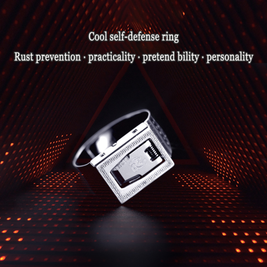 hidden knife Ring Steel for Men and Women Jewelry Accessories Gifts - Image 4
