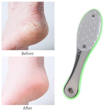 Pedicure Dead Foot Skin Remover Sets Stainless Steel Professional Two Sides