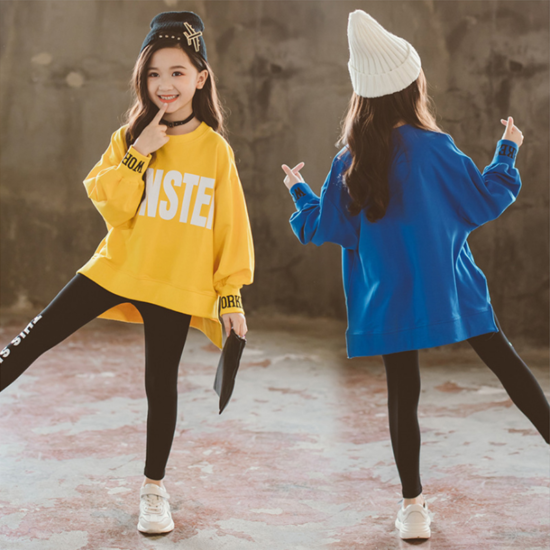 Girls Clothing Sets Teens Tracksuit Big Children'S Casual Sweater+Pants Kids Sports Suits 4-13Y