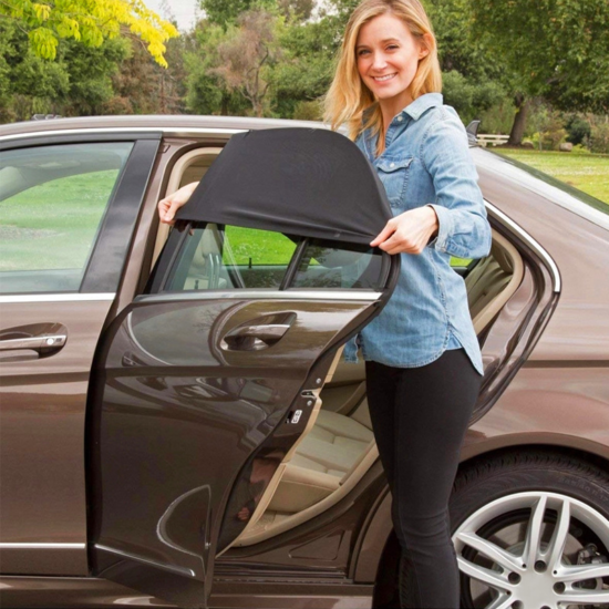 Protect Curtain Side Window Sunshade Mesh Sun Visor Protection Car Sun Shade Very Strong 2pcs - Image 2