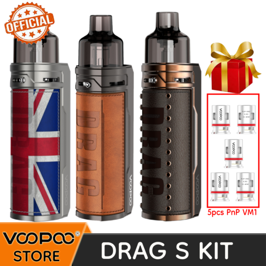 Chip Vaper Electronic Cigarette Vaporizer VOOPOO  60W 2500mAh Built-In Battery Kit 4.5ml PnP Pod Tank GENE.TT - Image 2