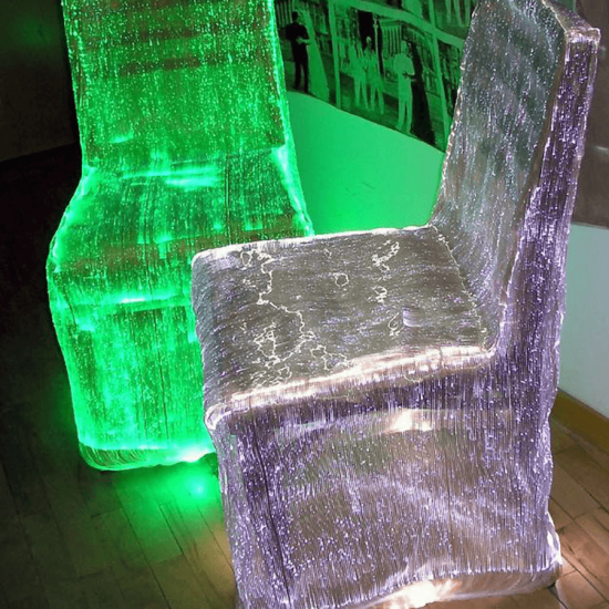 Lumisonata Led Fiber Optic Fabric With 7 Colors light up In The Dark Handmade For All - Image 2