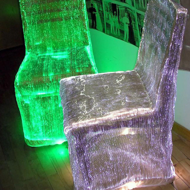 Lumisonata Led Fiber Optic Fabric With 7 Colors light up In The Dark Handmade For All - Image 2