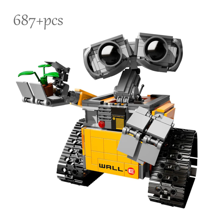 ⁦New 687PCS Disney Pixar WALL E Motorized High-tech APP RC Robot Motor Power Functions Building Block For Gift⁩ - الصورة ⁦2⁩