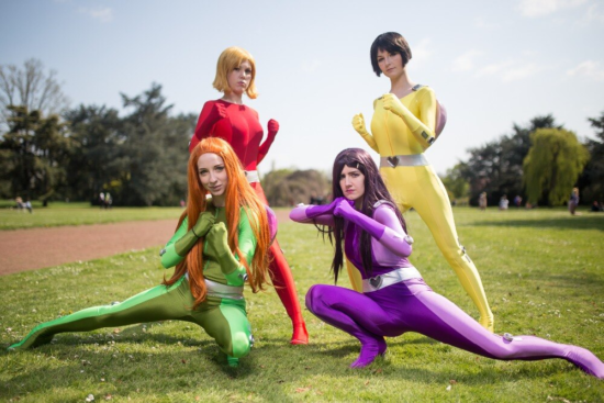 Girls Totally Spies Cosplay Costume Zentai Clover Ewing Samantha Simpson Alexandra - Image 2