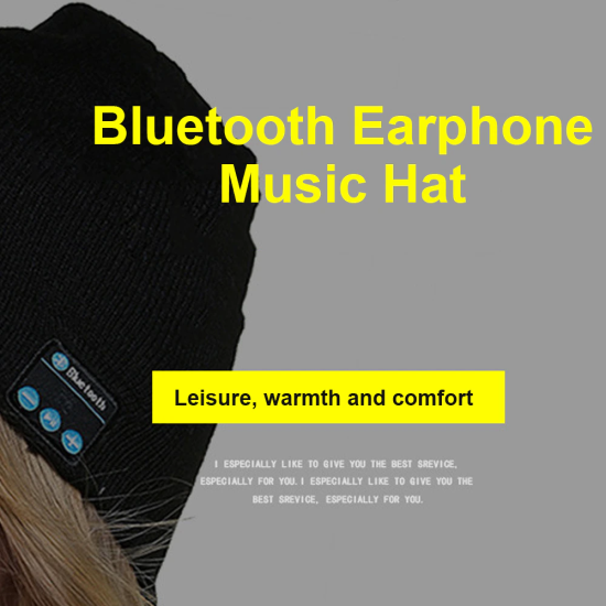 Winter Warm  Music Hat For Sport Wireless Headphone Smart Cap Speaker Mic Hats for Gifts Friend Lovers - Image 4