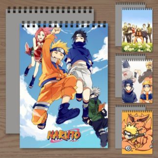 Anime Naruto Sketch Book Art A4 A3 Line Draft Sketchbook School Supplies Gift For Student Friends