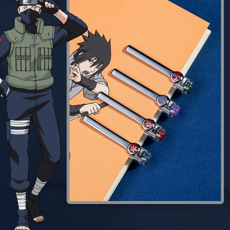 1pcs Naruto Anime Black Pen 0.5mm Black Straight Liquid For Student Exam Pen Gift For A Friends - Image 3