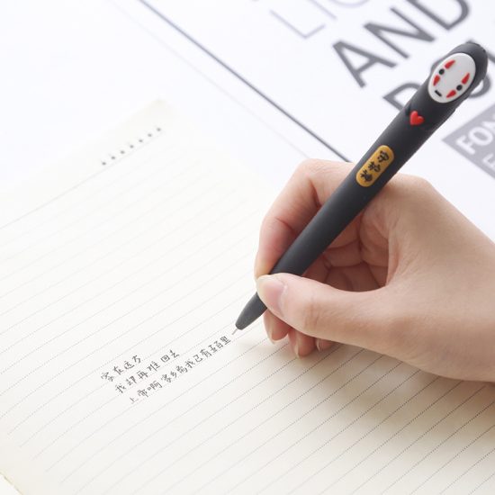 Japan Spirited Away No Face man gel pen Cute 0.38 mm black ink For Gift School writing Supplies - Image 3