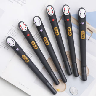 Japan Spirited Away No Face man gel pen Cute 0.38 mm black ink For Gift School writing Supplies