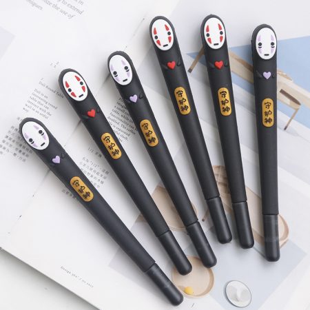 Japan Spirited Away No Face man gel pen Cute 0.38 mm black ink For Gift School writing Supplies