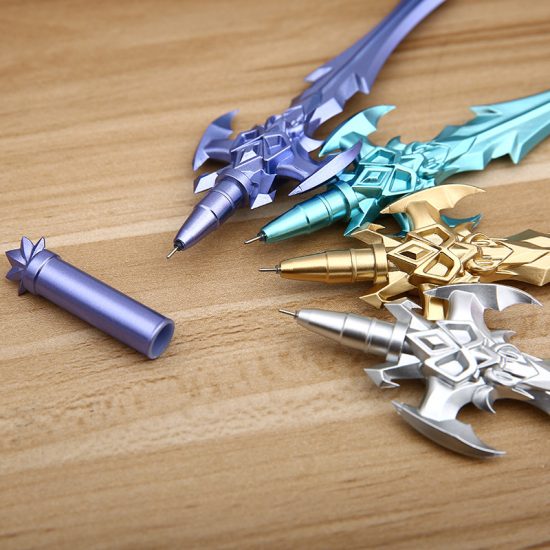 1pcs Creative Arms Sword Black Gel Pen For Student School - Image 3