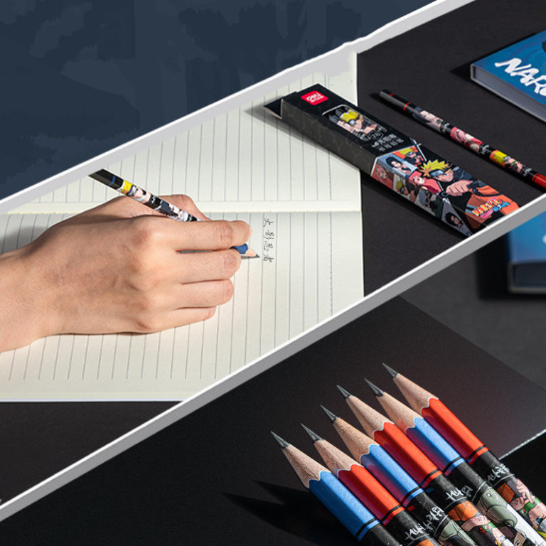 8pcs/box Naruto Anime Stationery Uzumaki Naruto Pencil 2B/HB Pencil For Drawing Painting Sketch Special Writing Pencil - Image 2