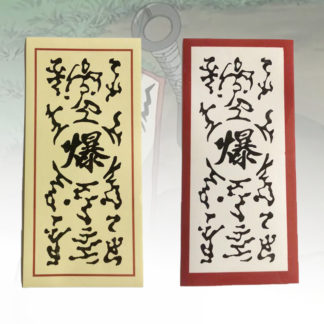 Naruto Explosive Amulet Stickers Anime Bomb Tags Paper Stickers for Laptop Car Skateboard Fridge Party Toys