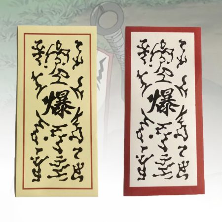 Naruto Explosive Amulet Stickers Anime Bomb Tags Paper Stickers for Laptop Car Skateboard Fridge Party Toys