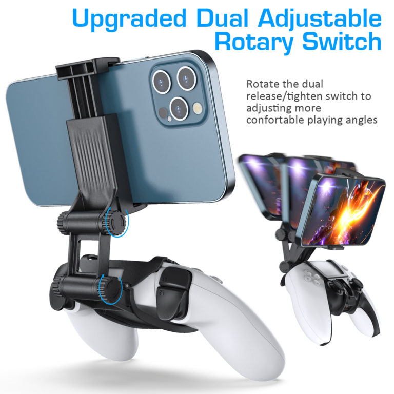 ⁦Controller Hand Grip Stand Clip Mobile Phone Holder Gamepad Stand For PS5⁩ - الصورة ⁦2⁩