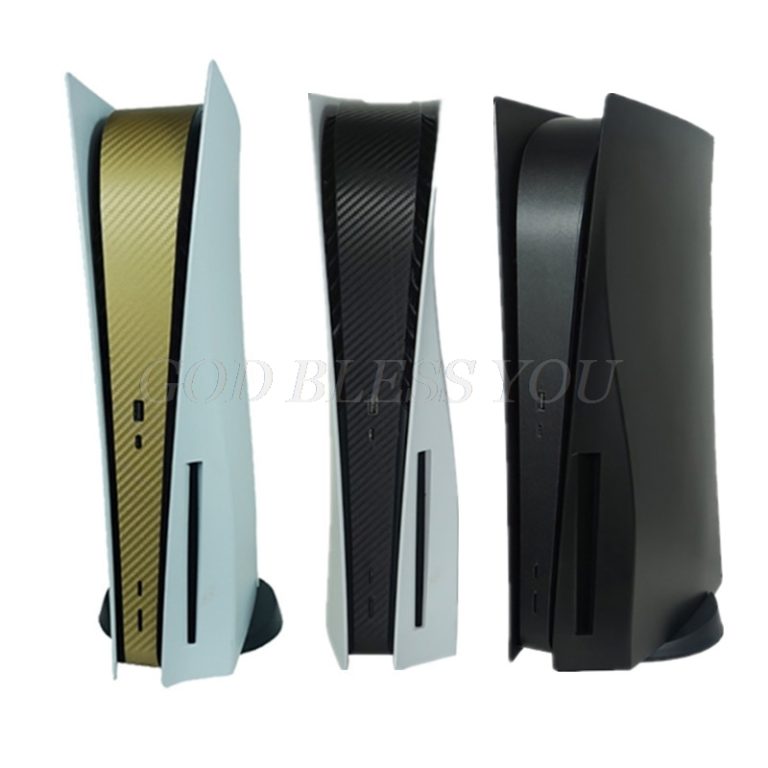 Carbon Fiber Skin Sticker Decal Cover For PlayStation 5 Console Console