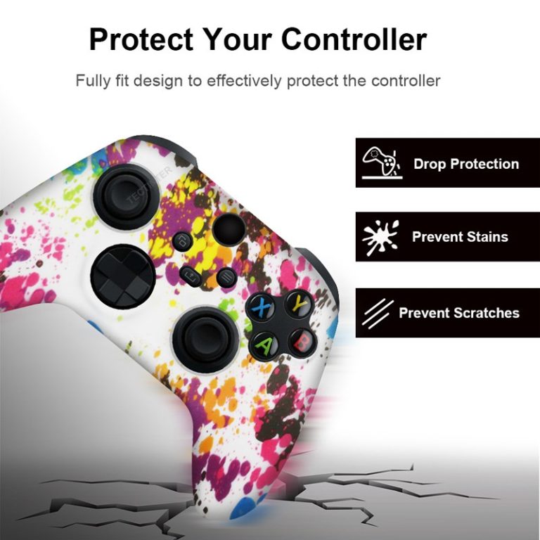 Soft Silicone Case For Xbox Series X/S Controller Protective Skin Rubber Thumb Grips Cap Joystick Shell - Image 2