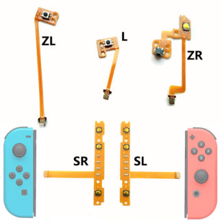 Replacement SL SR ZR ZL L Right Left Button Key Ribbon Flex Cable for Nintendo Switch