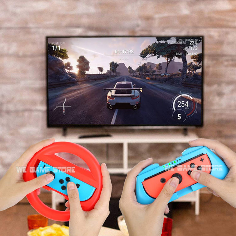 Racing Steering Wheel Nintendo Switch Handle Joy Con Cap for Nintendo Switch - Image 4