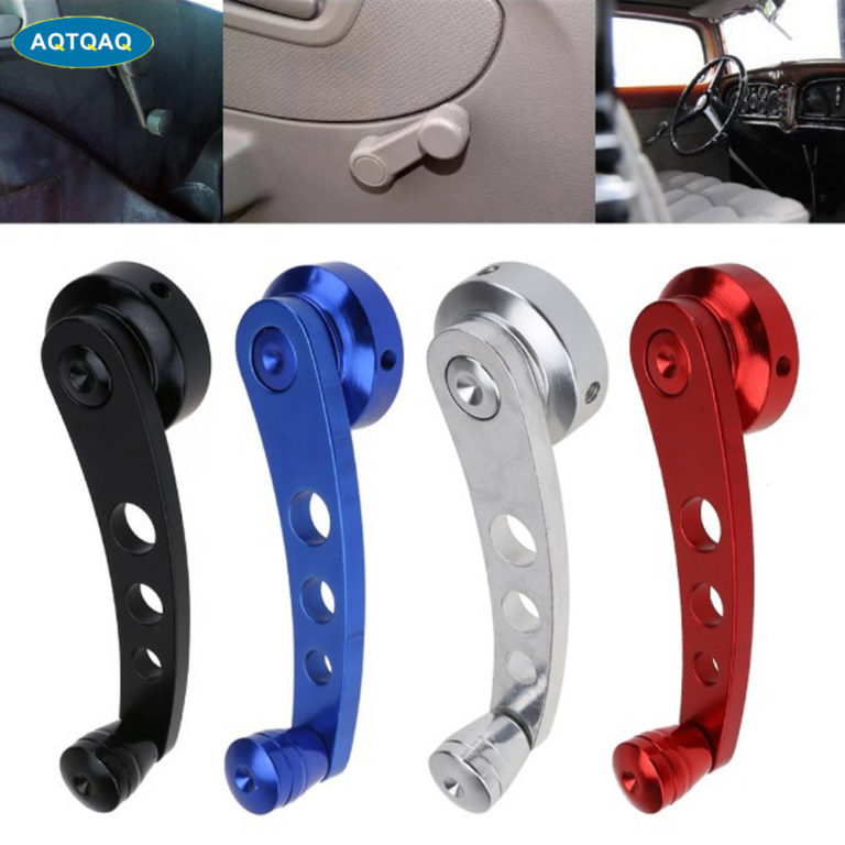1Set Car Window Handle Universal Replacement Winder Window With Handles Aluminum Alloy