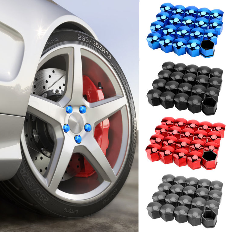 Wheel Nut Caps Protection Covers 20Pcs 17/19/21mm Caps Anti-Rust Exterior Decoration