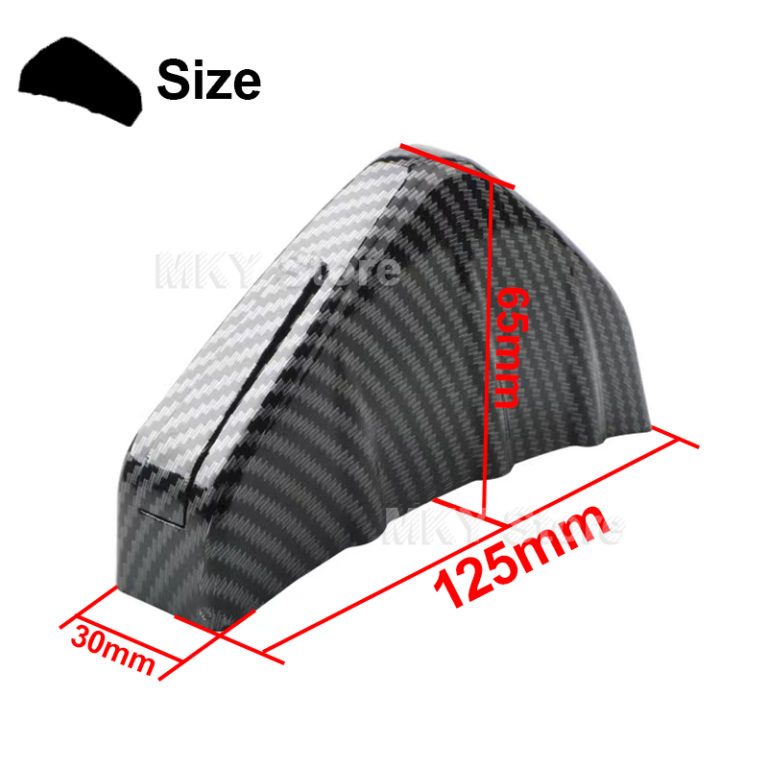 4pcs Carbon Fiber Rear Bumper Diffuser Spoiler ABS Rear Bumper Lip Diffuser Anti-collision - Image 2