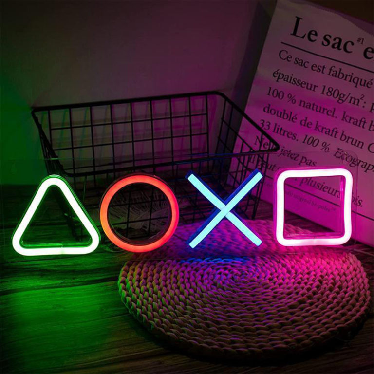 Neon Sign Lamp Wall Hanging Night Light For Gaming Room streams record video background Decoration - Image 2