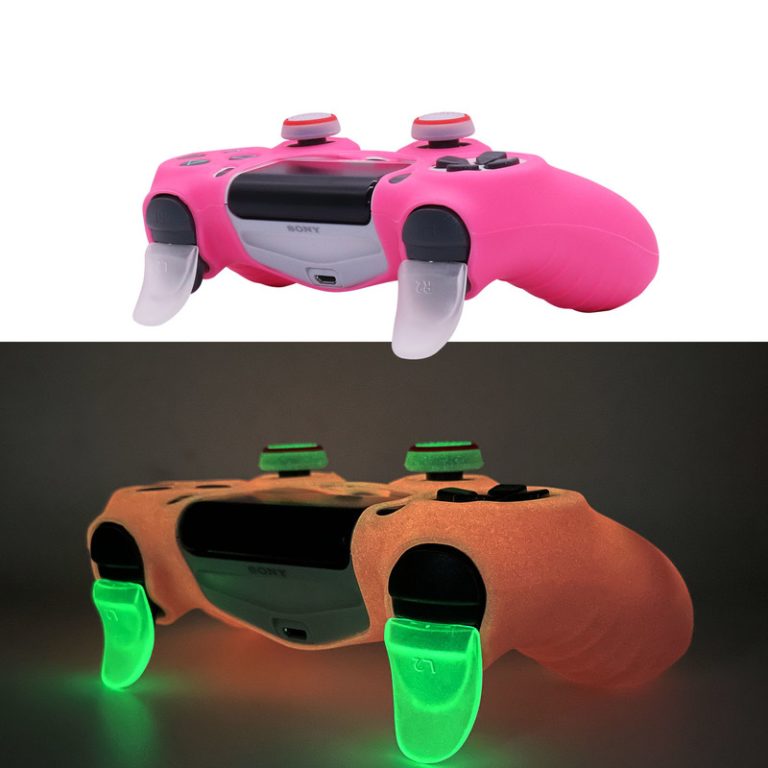 Joystick Case Cover Glow in Dark for PS4 Soft Silicone Skin Case - Image 2