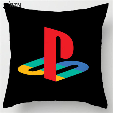 Square Pillowcase Printing Custom Playstation Funny Style Throw Pillow Cover