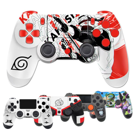 Bluetooth Wireless Gamepad Controller for PS4/PC Joystick with Dual-Vibration
