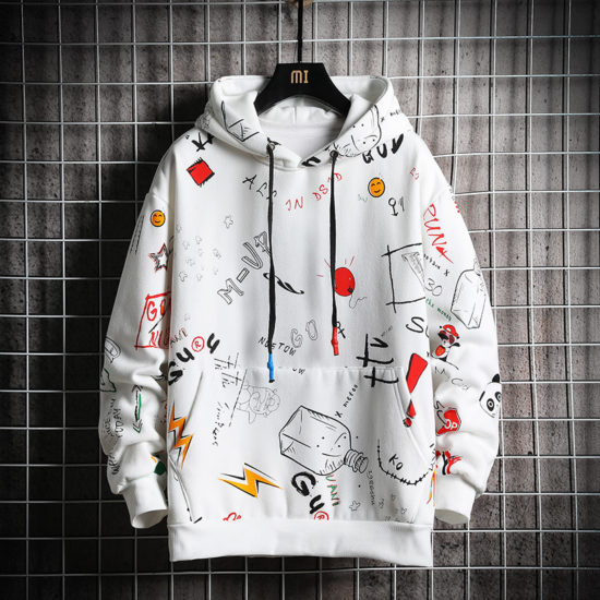 Harajuku Anime One Way Sweatshirt Oversized Japanese Streetwear - Image 3