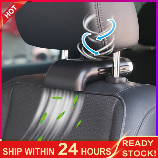 New Car Silent Fan Magnetic Wireless Charging USB 3Speed Adjustable Universal Car Rear Seat Auto Cooling