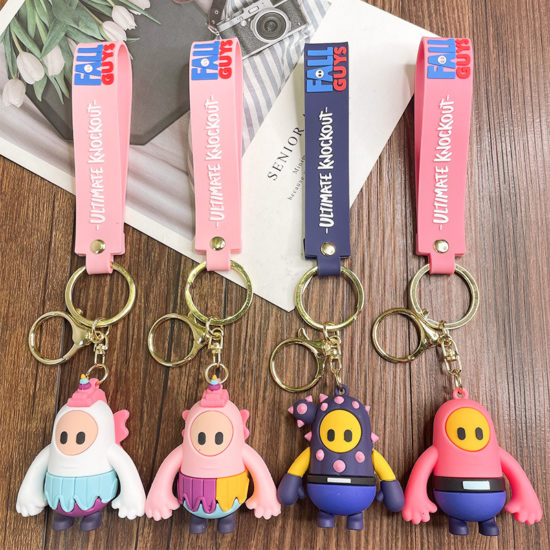 Keychains Fall Guys Ultimate Knockout For Children Christmas Birthday Toys Gift - Image 2