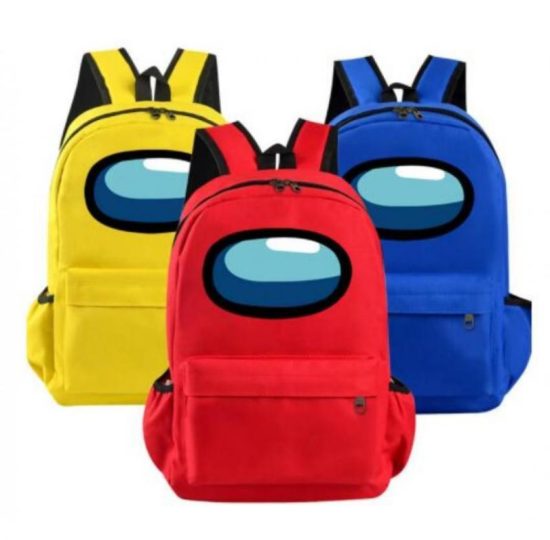 Among Us Impostor Backpack Candy Color For Students Laptop School Bags For Teenage Girls Boys