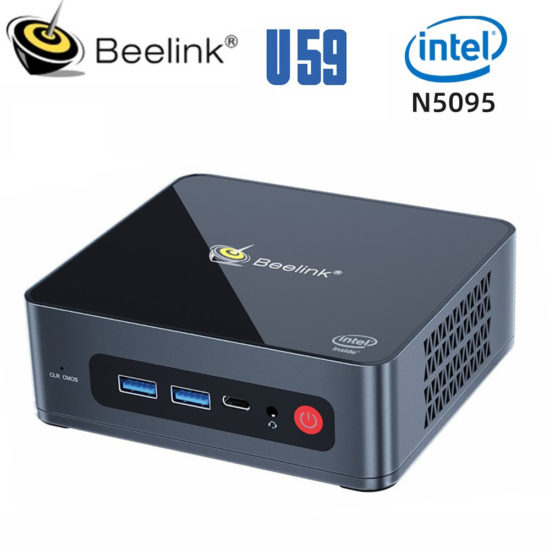Mini-PC Intel-11th N5095 DDR4 16GB-512GB-SSD U59 Pro Intel N5105 Dual Wifi-1000M Desktop Gaming Computer
