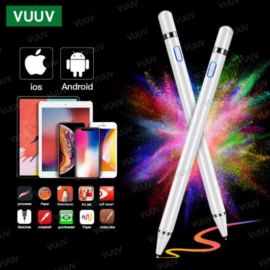 accurate Pencil With Polish Head For Drawing Work In Apple/Android Phone Tablet