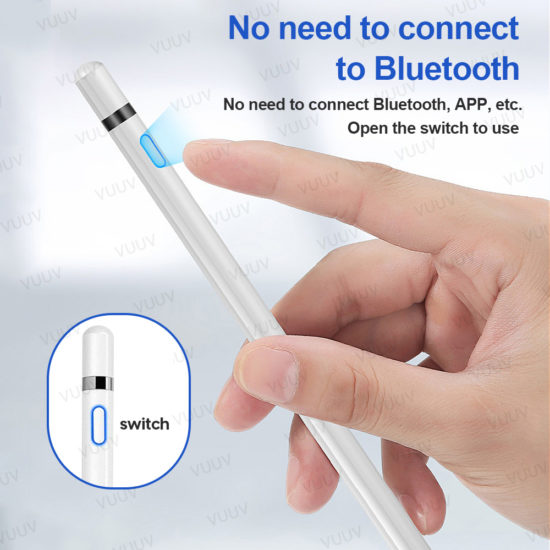 accurate Pencil With Polish Head For Drawing Work In Apple/Android Phone Tablet - Image 2