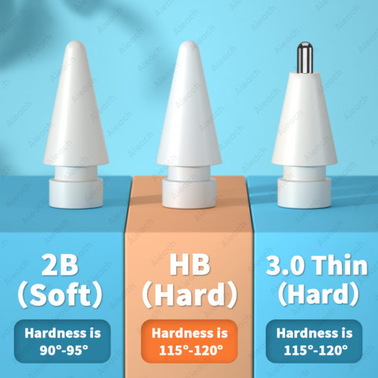 Pencil Tips For Apple-Android-Pc Double Layer 2B & HB & Thin Tip Nib, Enough For 4 Years of Use - Image 2