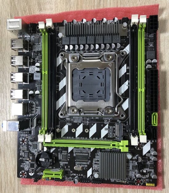X79G X79 Motherboard LGA 2011 USB2.0 SATA3 Support REG-ECC-Memory And Xeon E5-Processor 4DDR3 PCI-E NVME-M.2 - Image 2