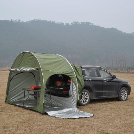 Camping Shelter Portable Waterproof Car Rear Tent And Bicycle Extension Tent Outdoor Large Space - Image 3